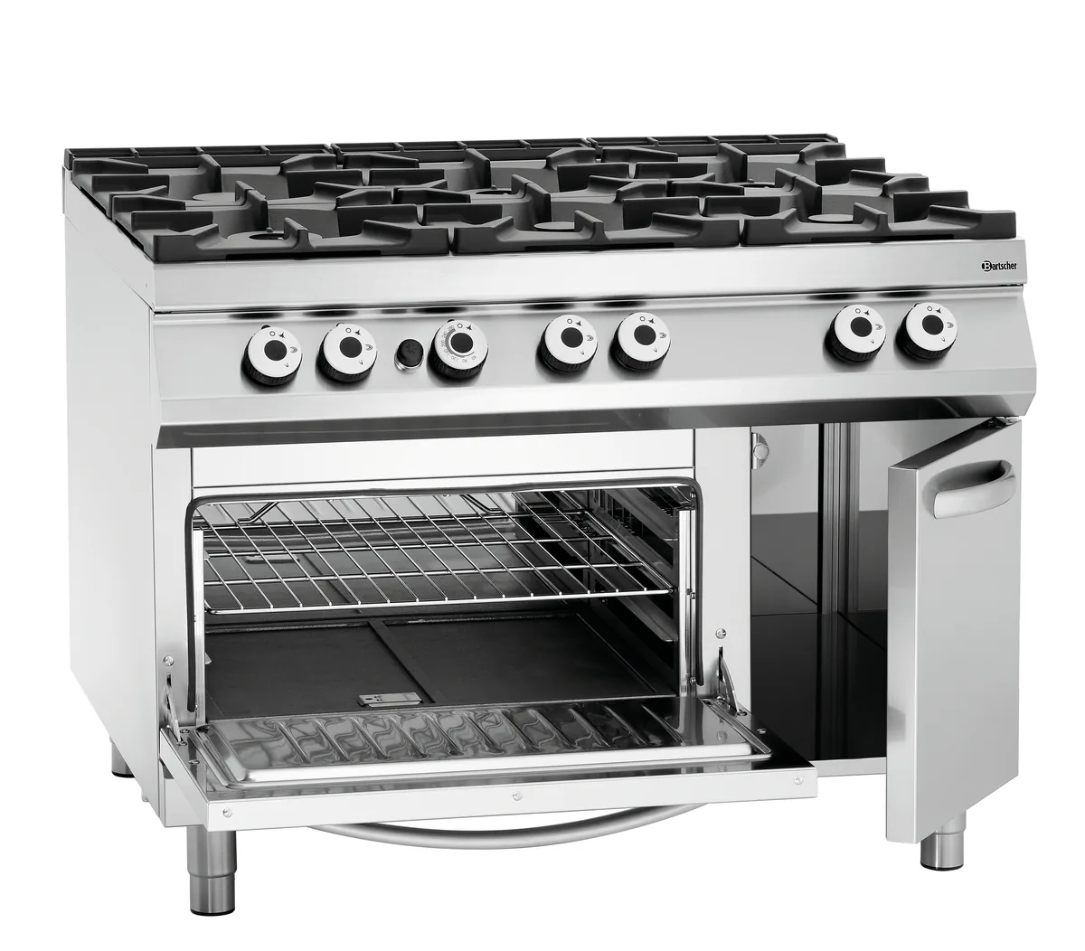 Gas stove, 6BR, gsO 2/1GN, NS
