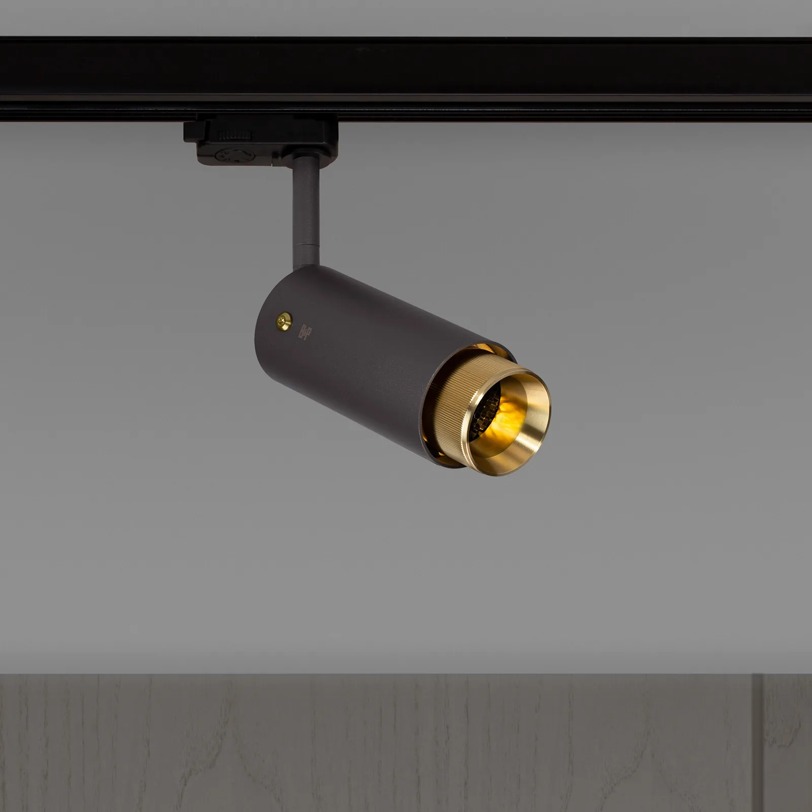 Exhaust track, Linear, Graphite / Brass