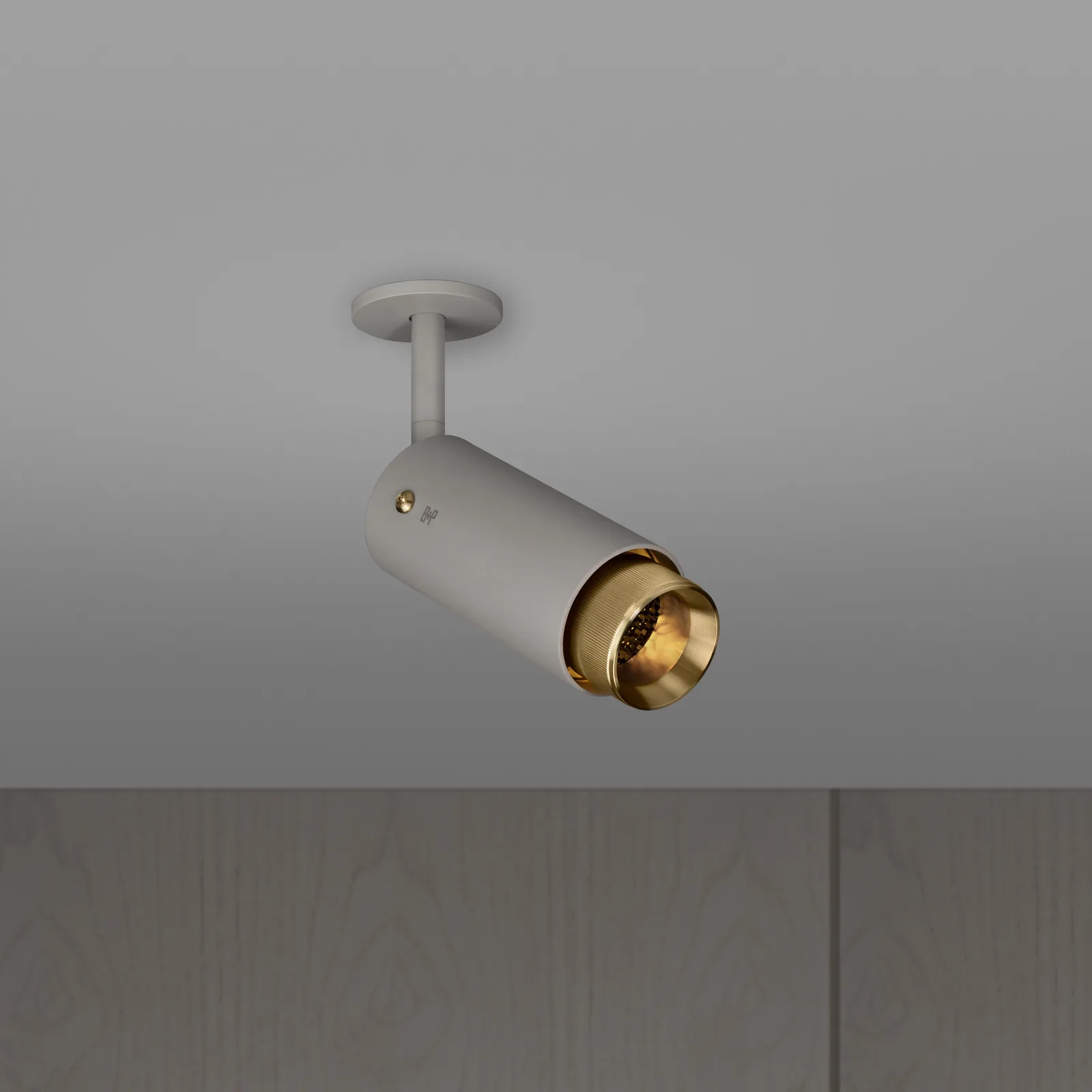 Exhaust spot, Linear, Stone / Brass