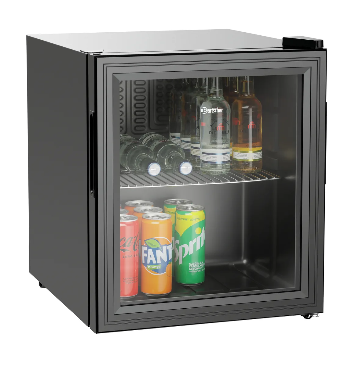 Glass doored refrigerator 46