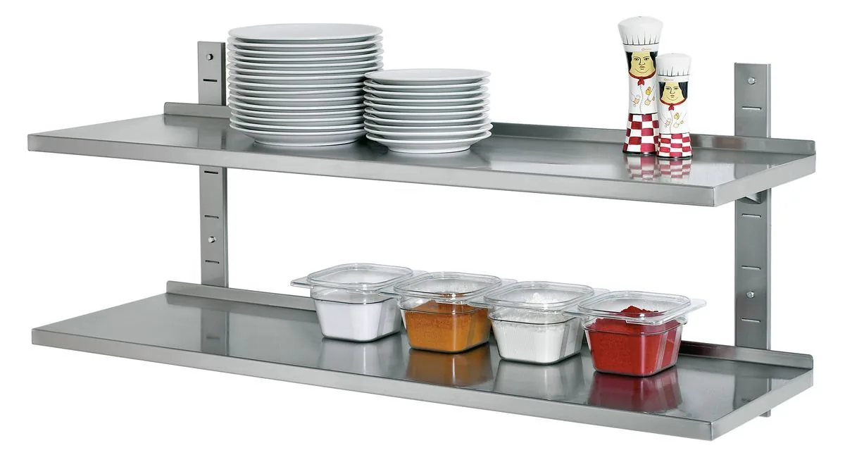 Wall shelf set, 1200x355 complete