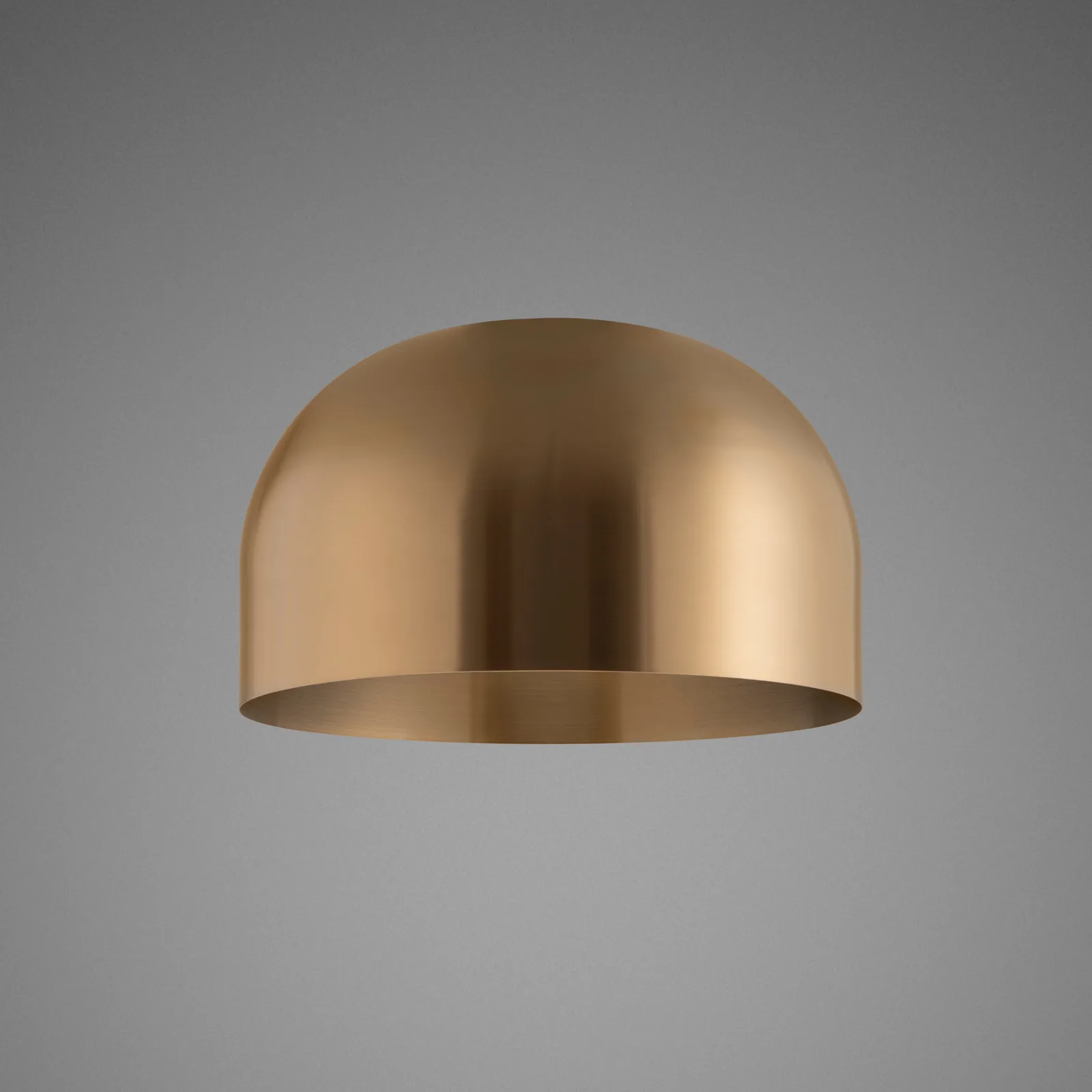 Forked shade, large, Brass