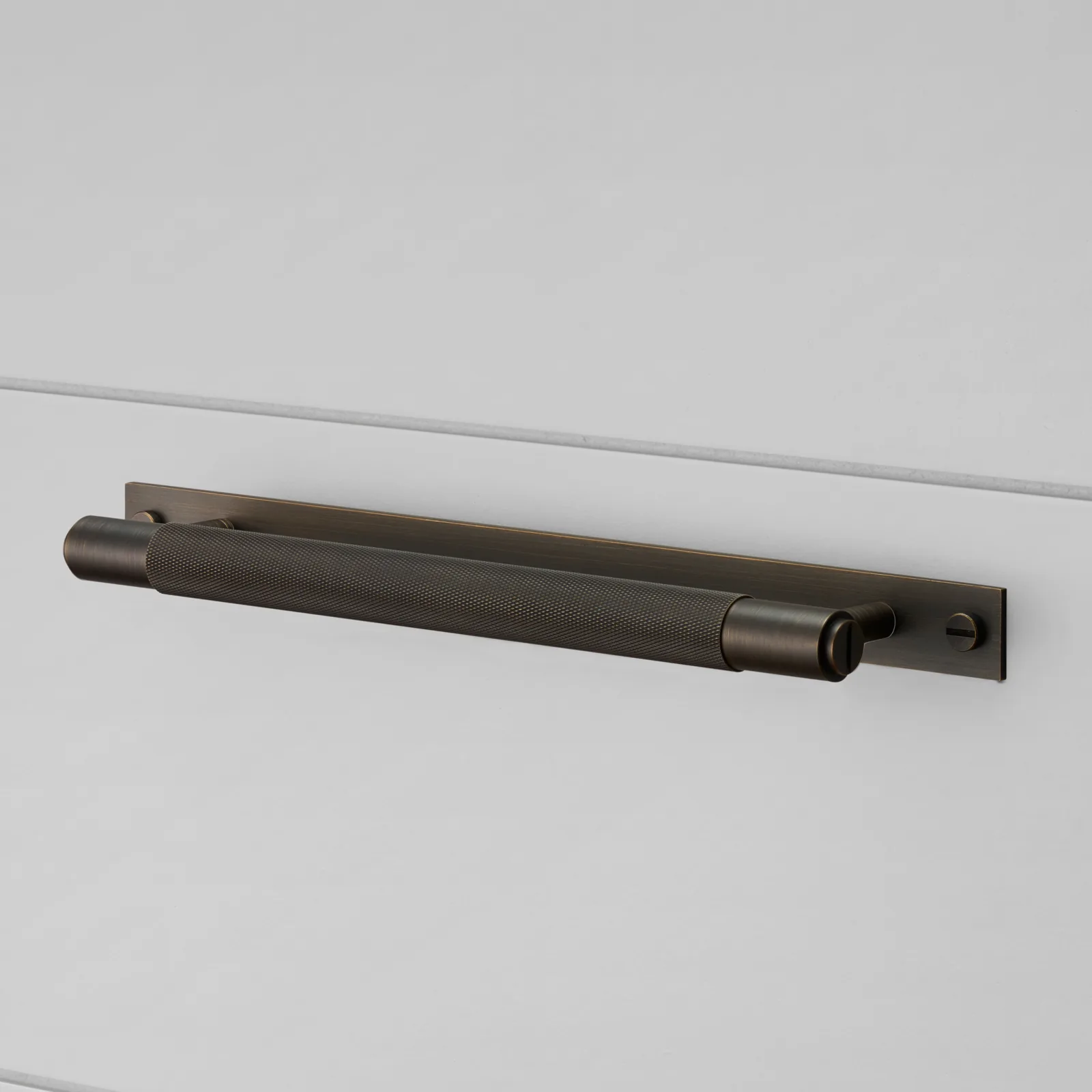 Pull bar, Linear, Large, Smoked Bronze
