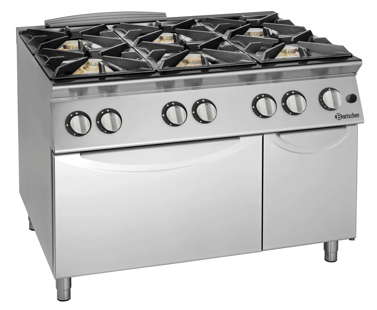 Gas range 900 6 burners GBO