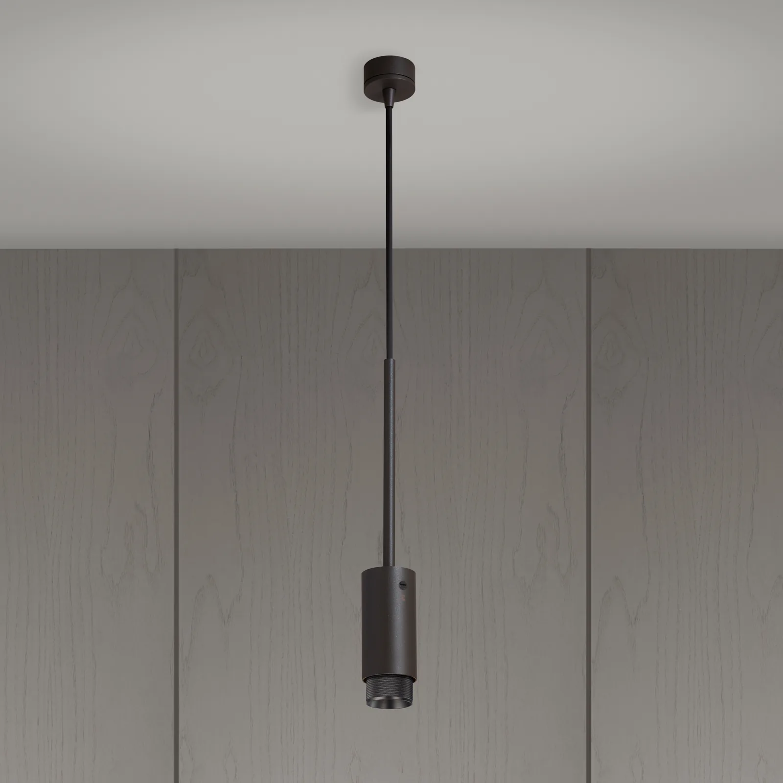 Exhaust pendant, Cross, Graphite / Smoked Bronze