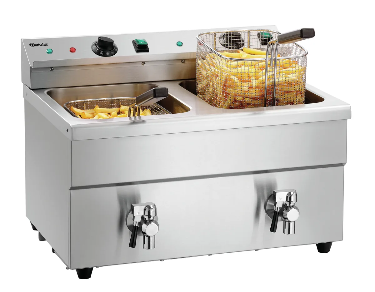 Induction deep fat fryer 2x8L Plus
