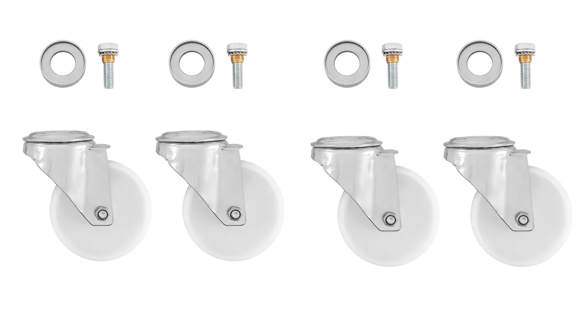 Swivel castors set 900 4S100