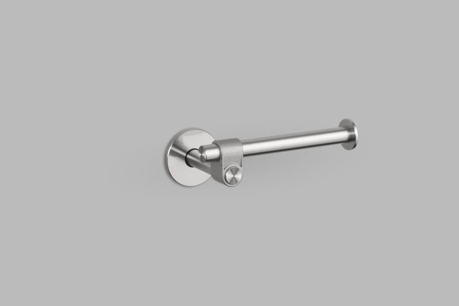 Toilet roll holder, cast, Steel