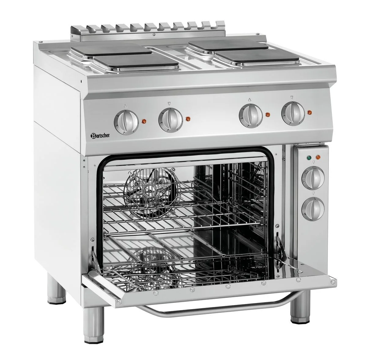 Elect. cooker 700,W800,4b,EO