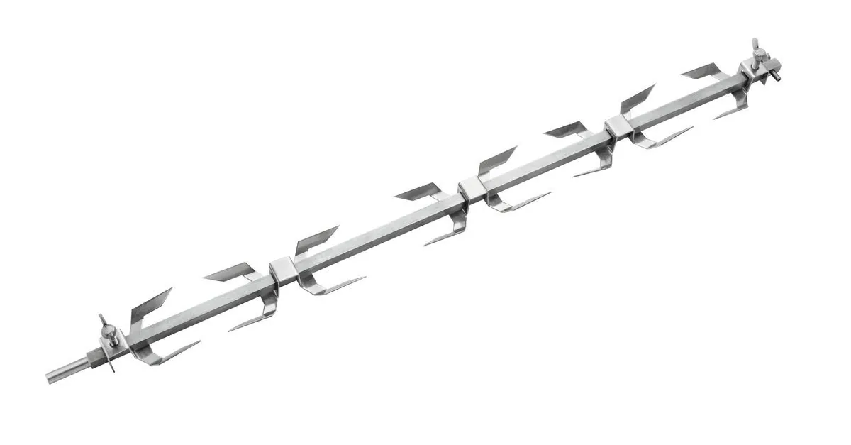 Spit with clamps P8/P12