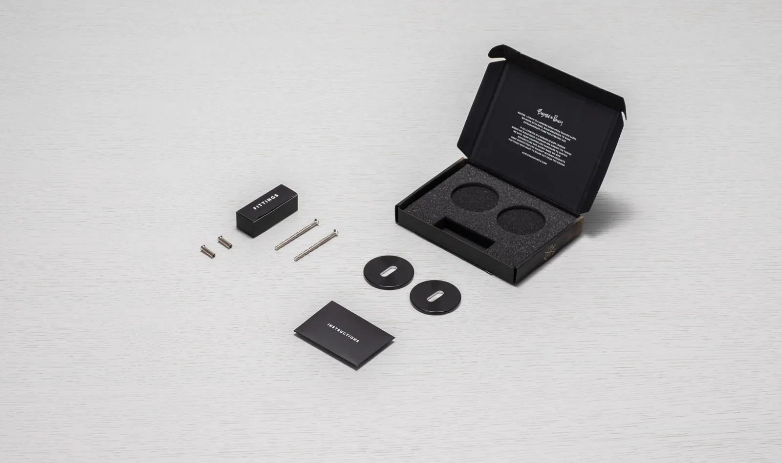 Key escutcheon, Black