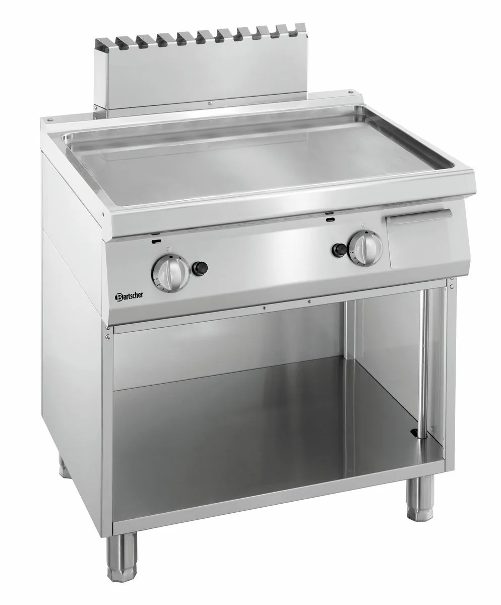 Griddle plate gas 700, W800, smooth