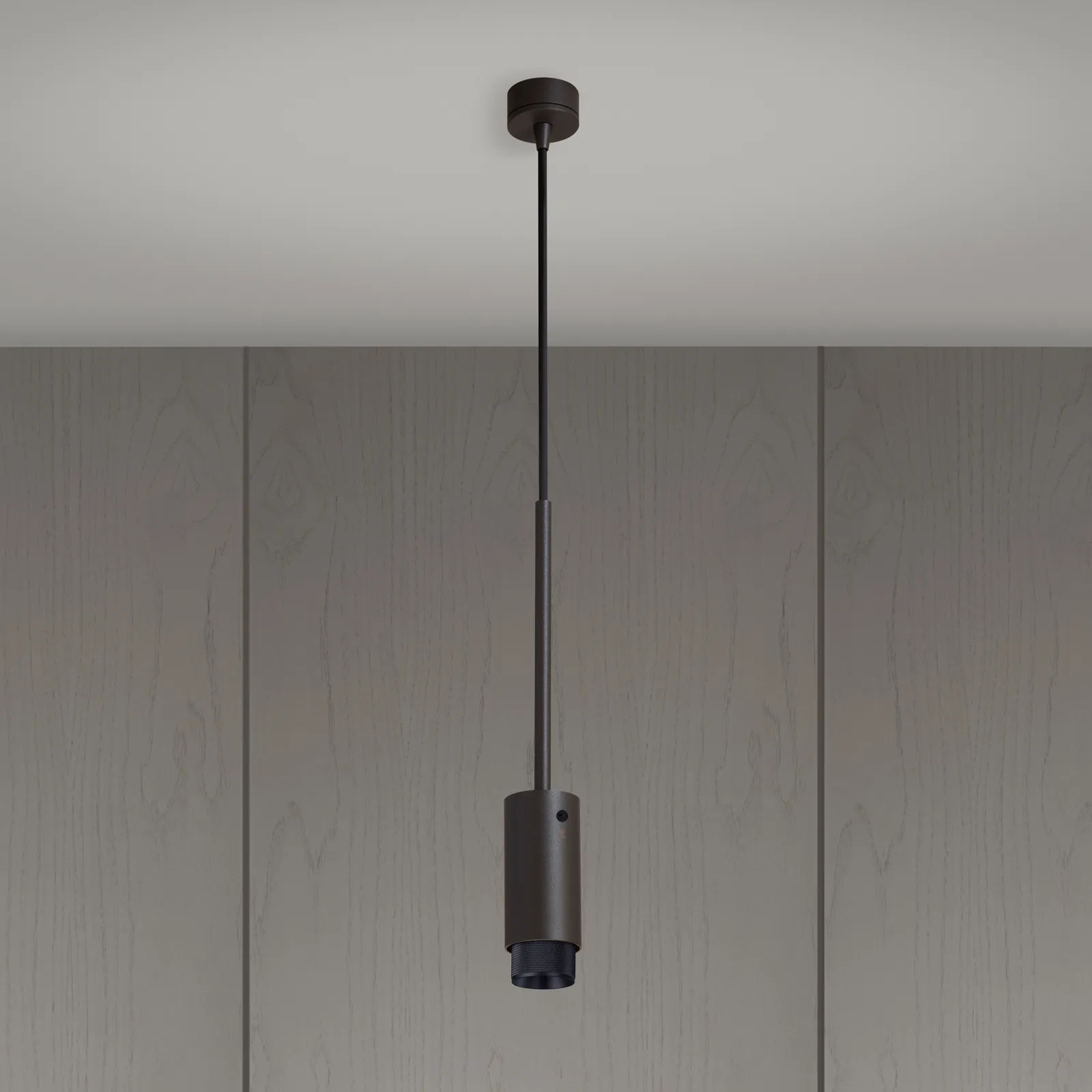 Exhaust pendant, Cross, Graphite / Black