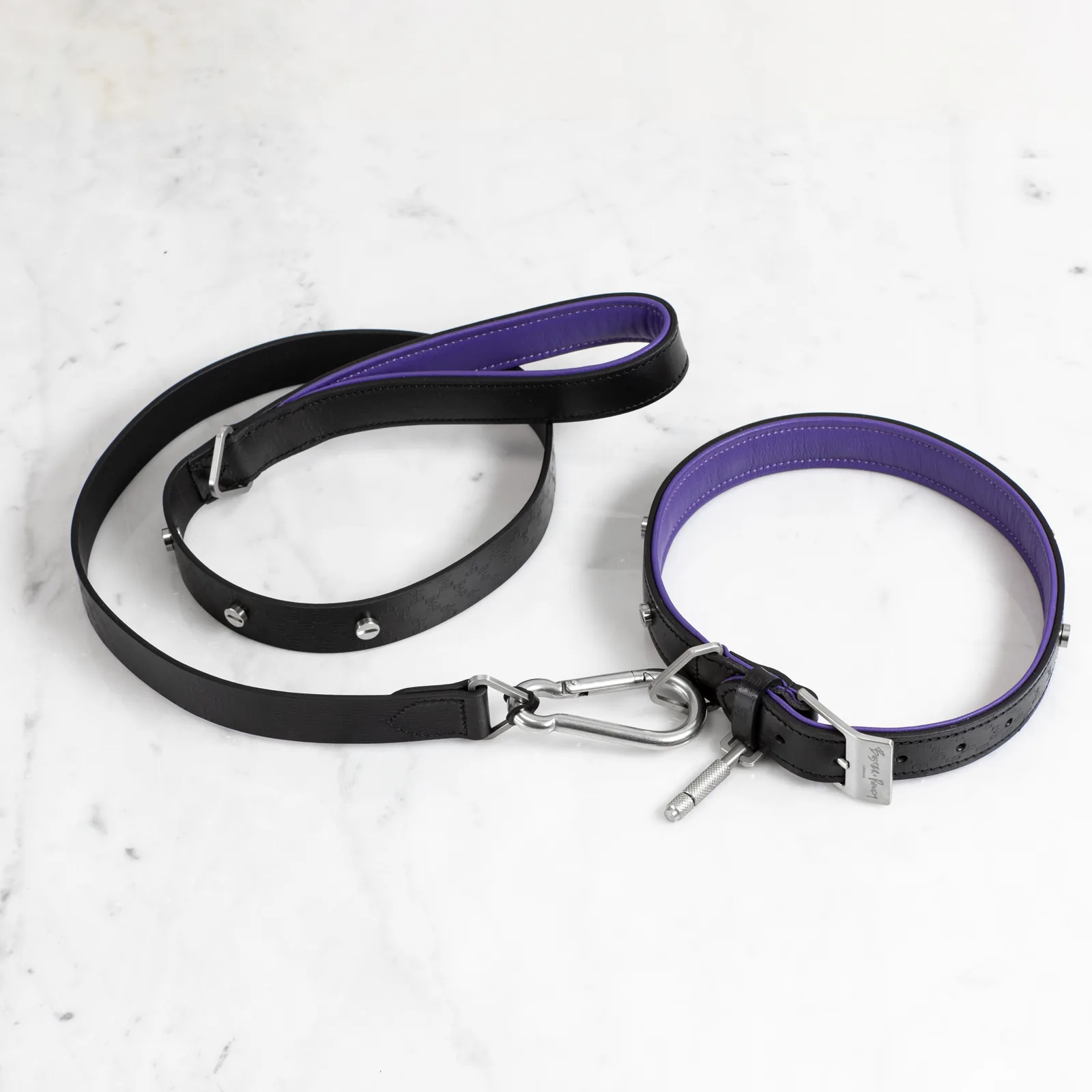 Dog lead, Cross, purple, Steel (RPA-02780)