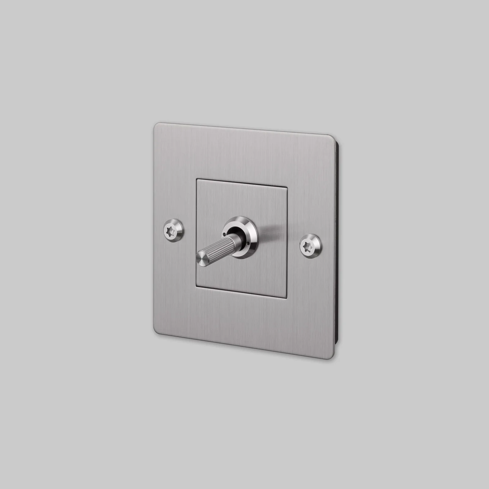 1G toggle switch, Linear, without logo, Steel