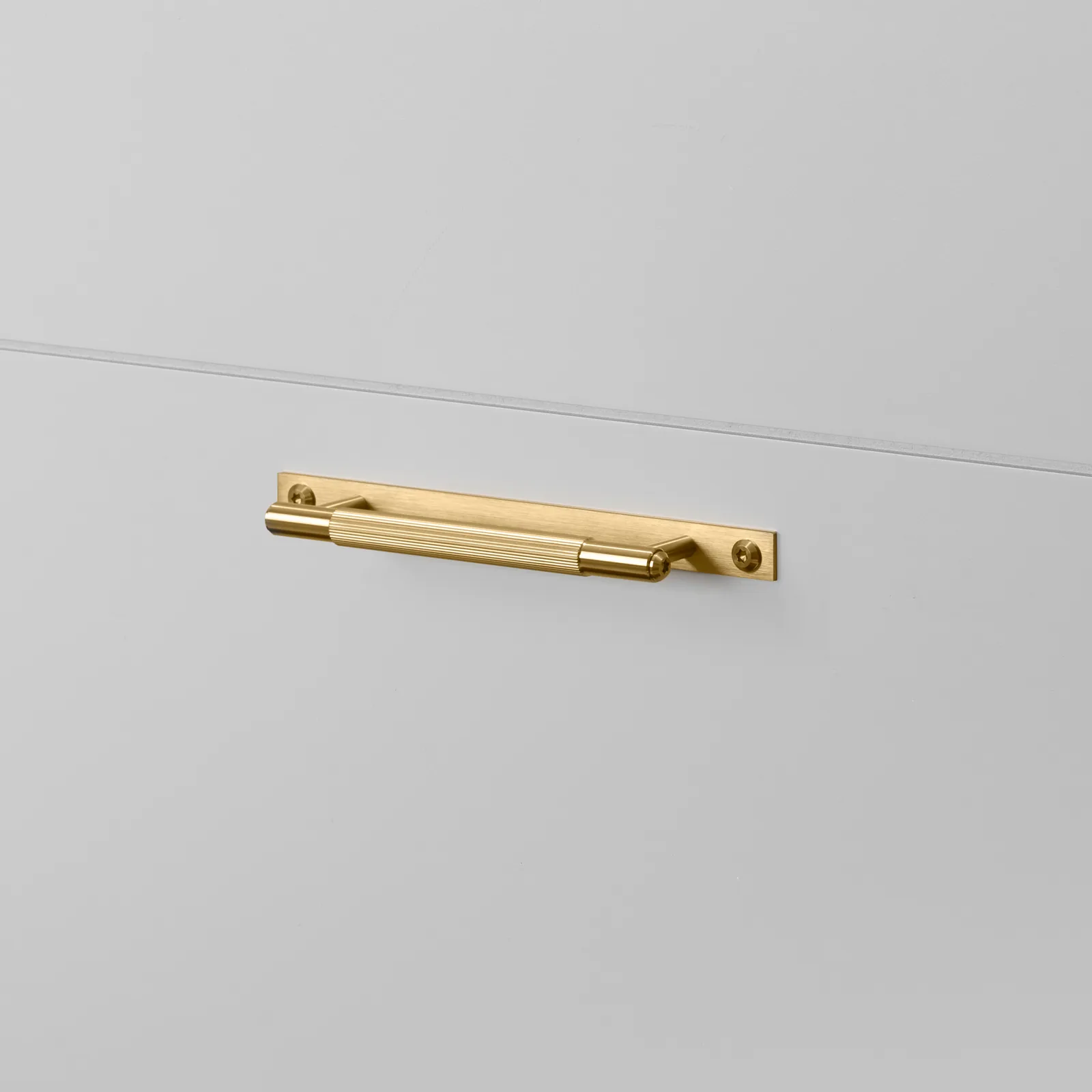 Pull bar, Linear, Small, Brass
