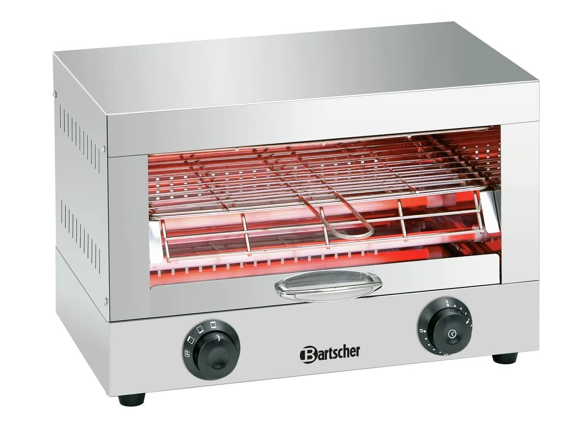 Quartz tube toaster, single