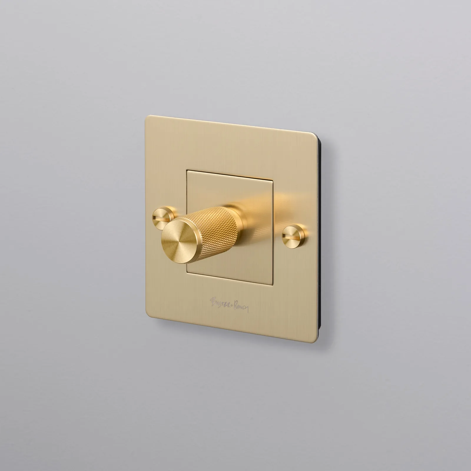 1G dimmer, 250W multipoint LED, Cross, without logo, Brass