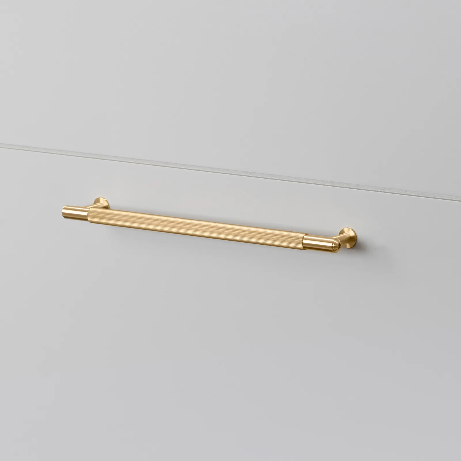 Pull bar, Linear, Medium, Brass