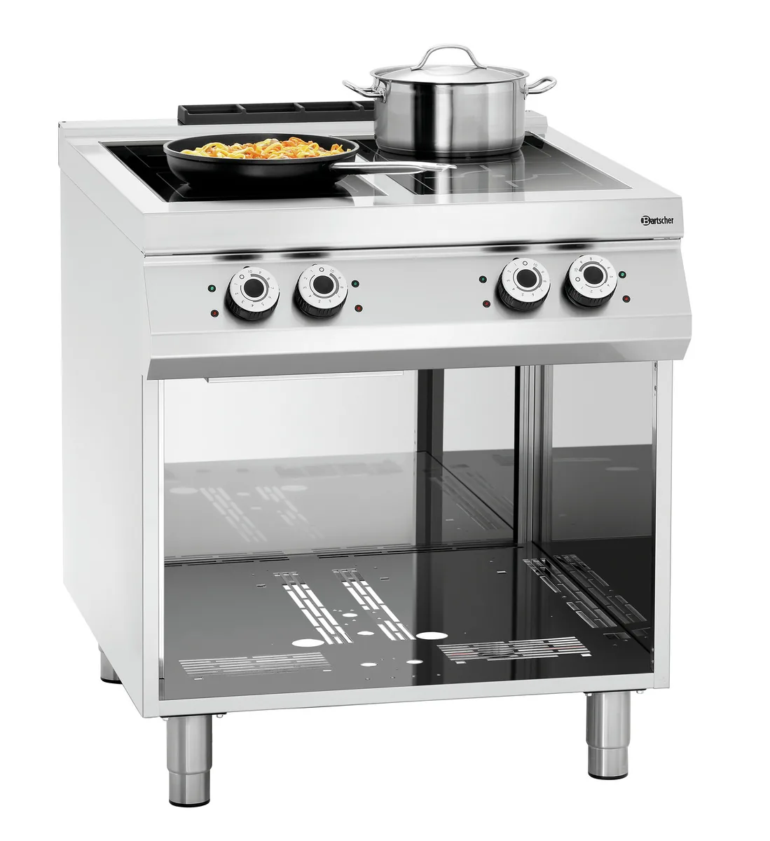 Induction stove, 4 HTzon., OBU