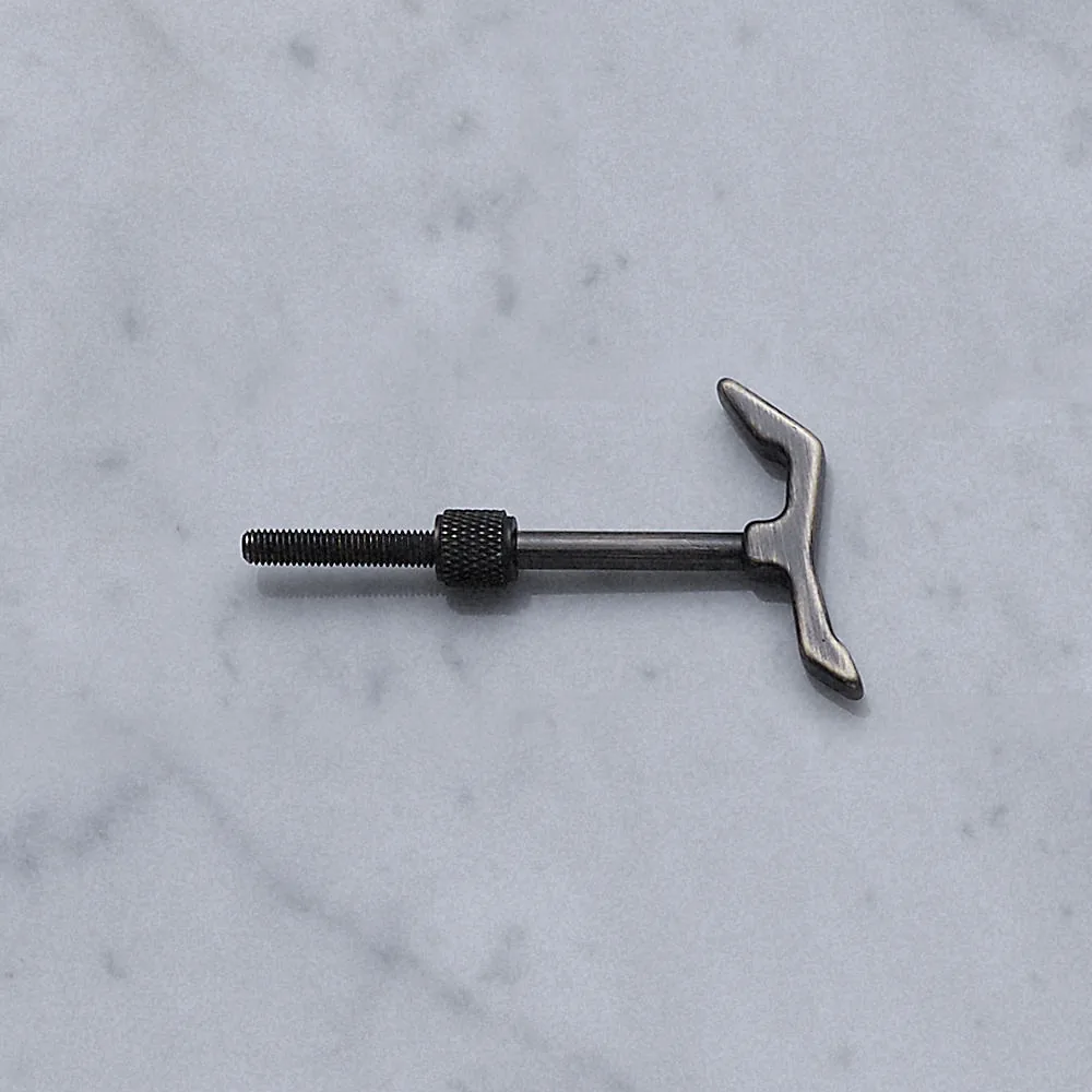 Hook, Cross, Smoked Bronze