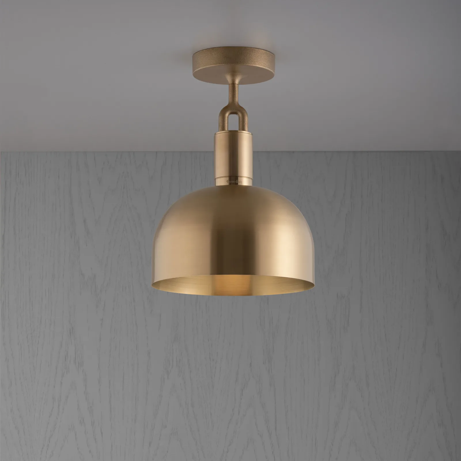Forked ceiling, Linear, shade, medium, Brass