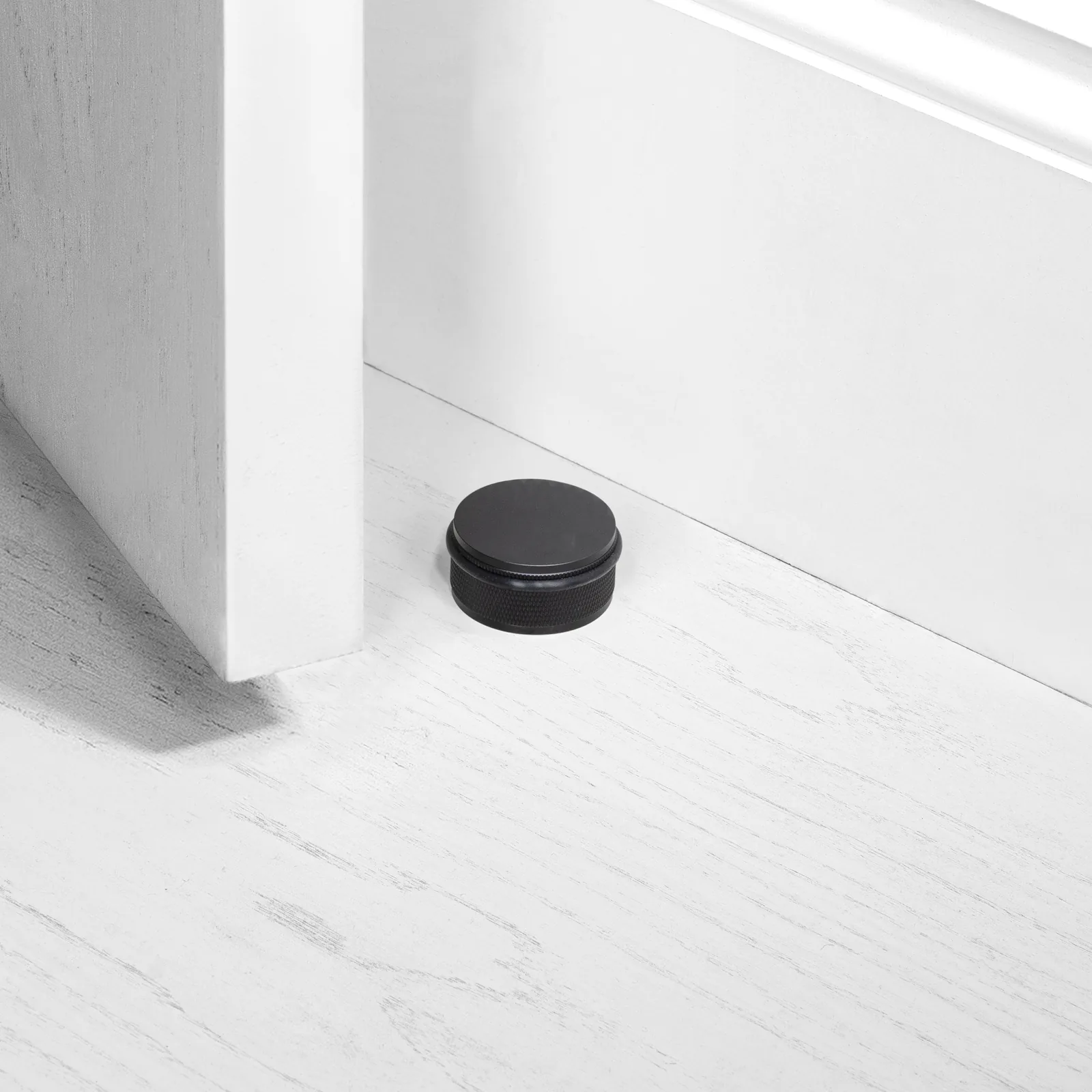 Door stop, wall, Cross, Black