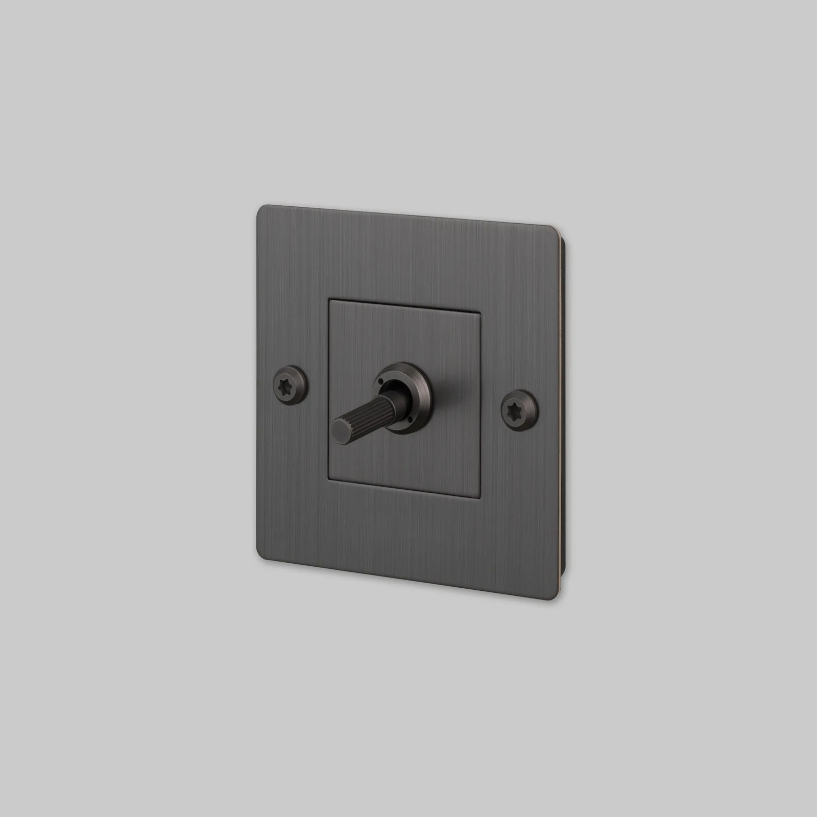 1G toggle switch, Linear, without logo, Smoked Bronze