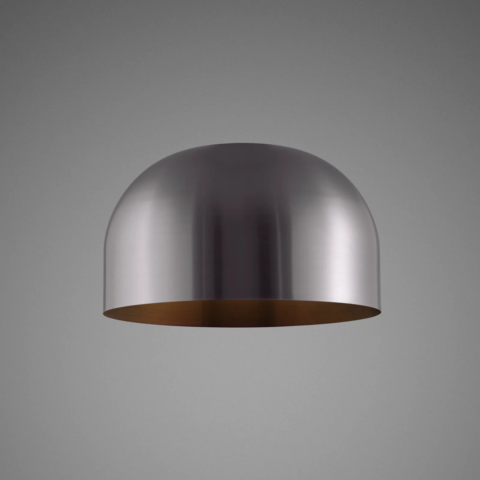Forked shade, large, Gun Metal
