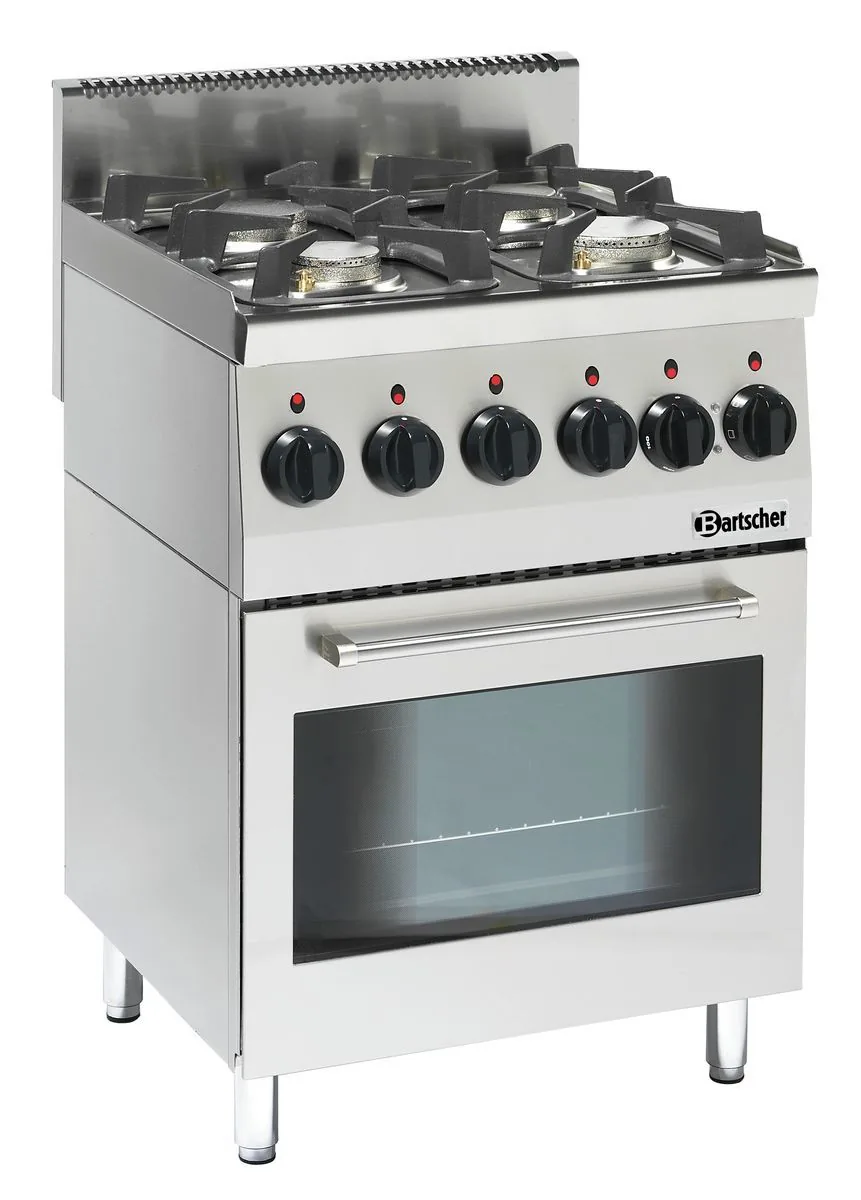 Gas stove 600, W600, 4BR, elO