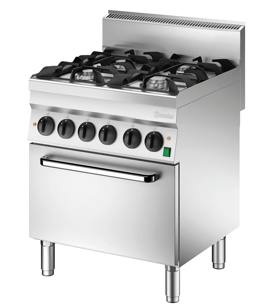 Gas stove 650, W700, 4BR, elO