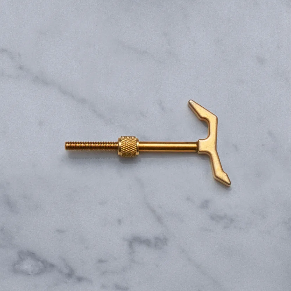 Hook, Cross, Brass