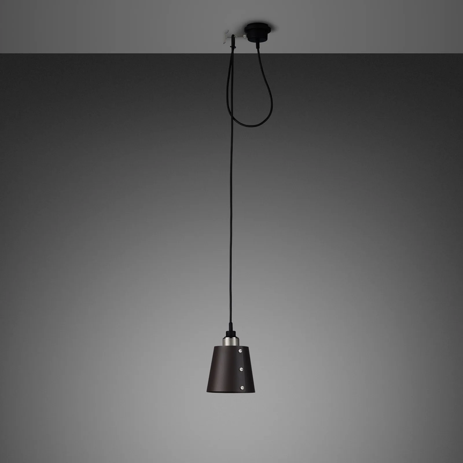 Hooked 1.0, large, Cross, 2 m cable, Graphite / Steel