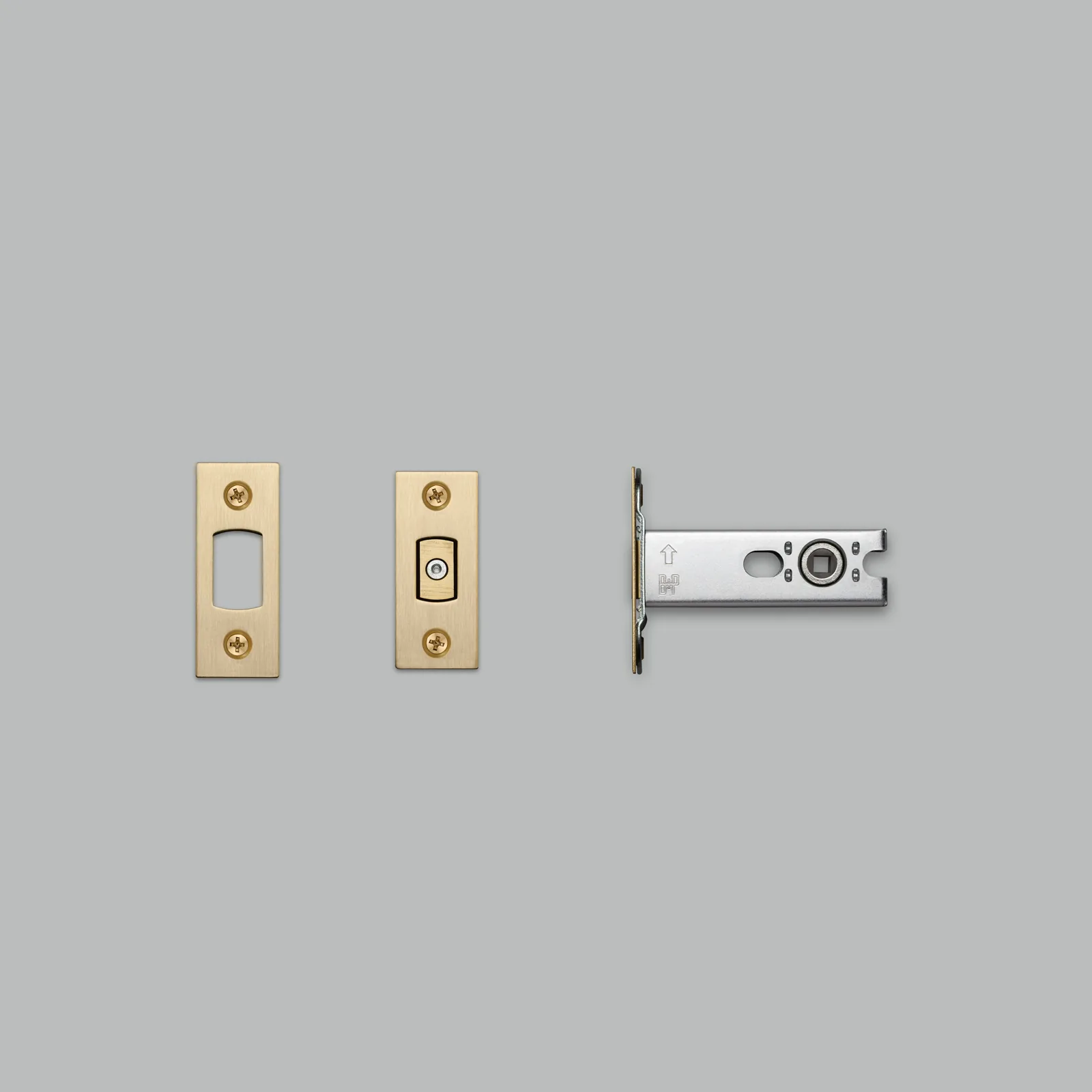 Deadbolt latch, thumbturn lock, 57mm, Brass