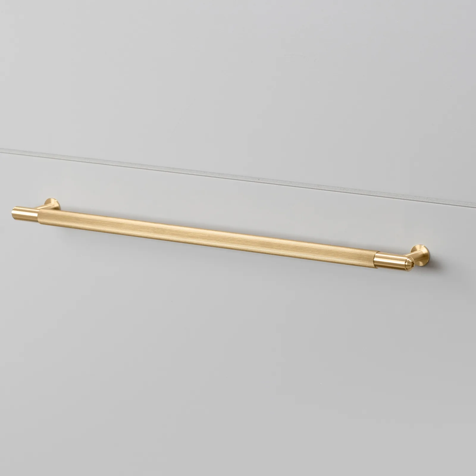 Pull bar, Linear, Large, Brass