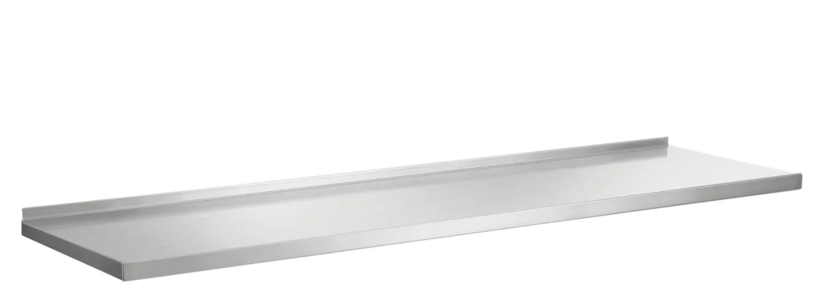 Wall-mounting shelf 1400x355x27, SS